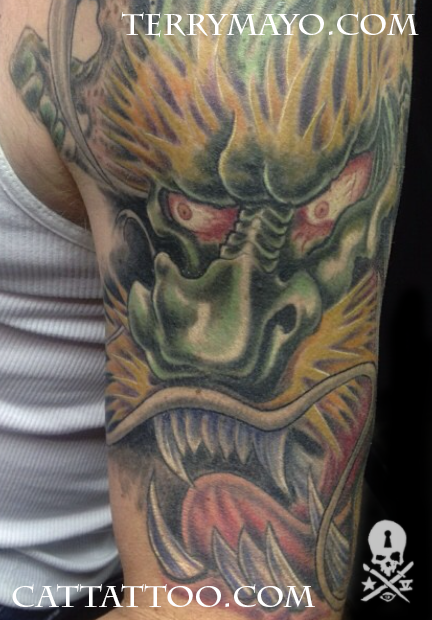 Tattoos - Green Dragon - 93700